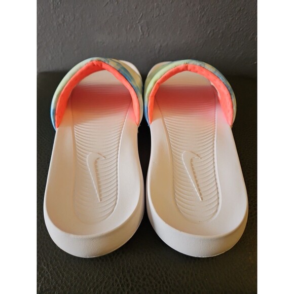 WOMEN'S NIKE *VICTORI ONE SLIDE PRINT* COLORS~/WHITE/BRIGHT MANGO SIZE 11 - Picture 5 of 10